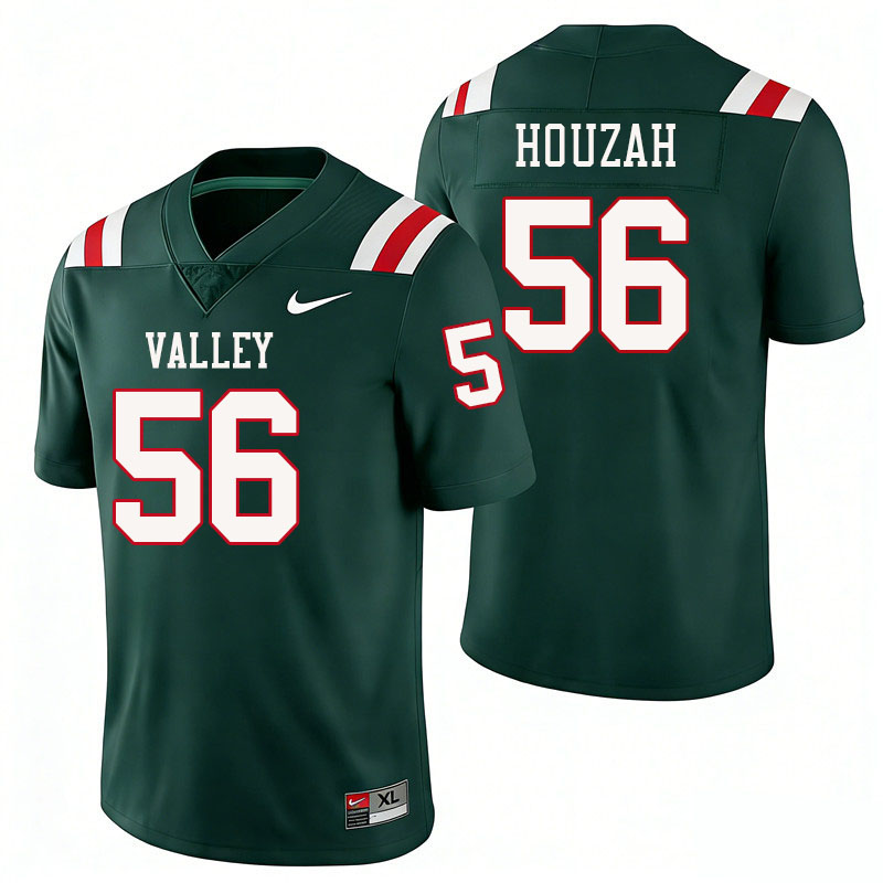 Mississippi Valley State Delta Devils #56 Terry Houzah College Football Jerseys,Uniforms Stitched-Gr